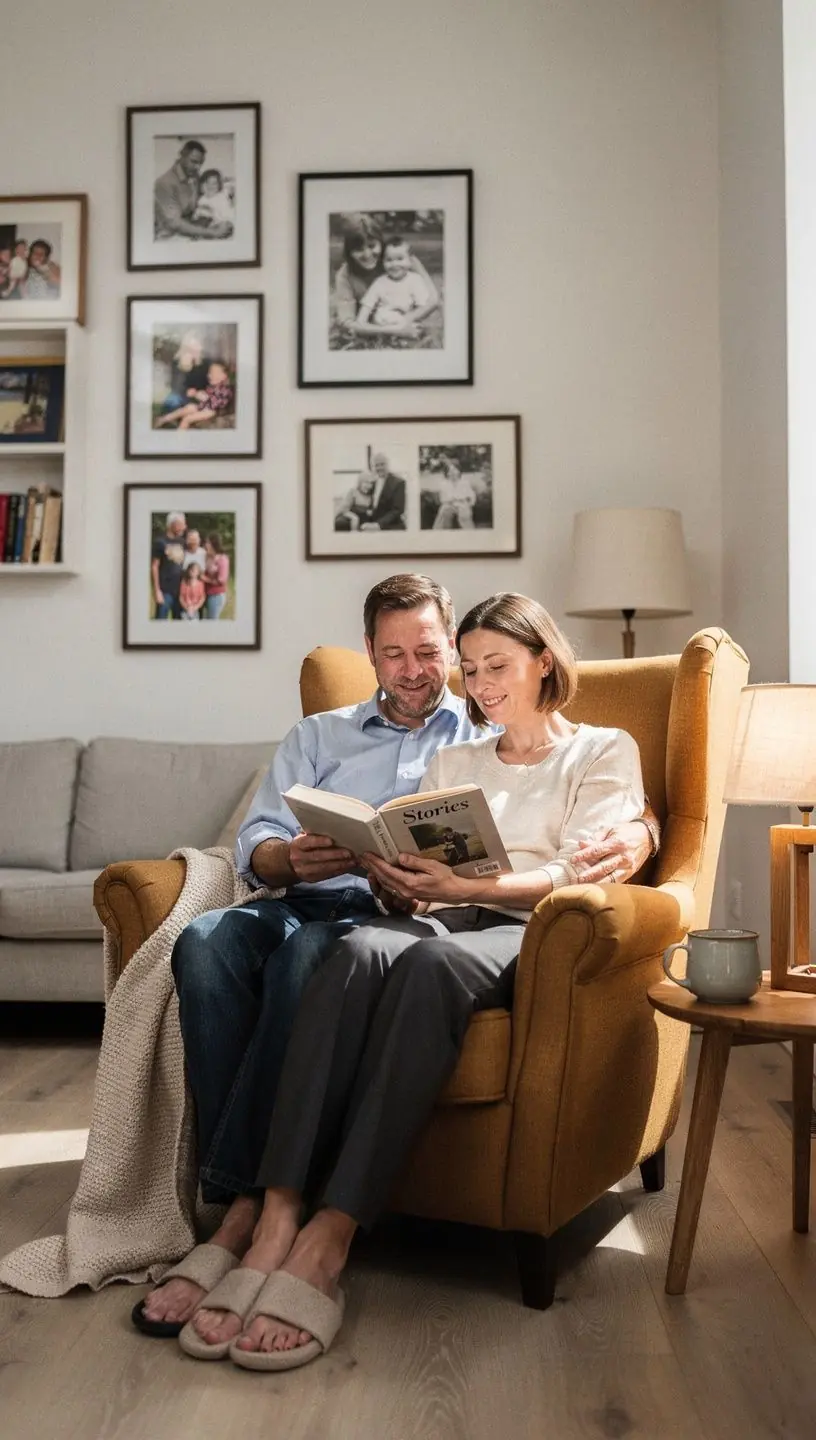 Familienfreundliches Schlafzimmer mit Komfort und beruhigenden Farben für entspannte Nächte.